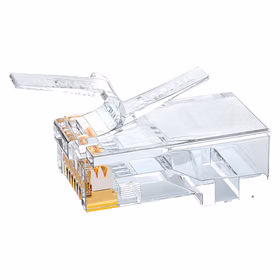 山泽（SAMZHE）AP-S10 超五类非屏蔽水晶头10个装