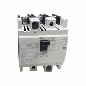 三菱电机 塑壳漏电保护断路器；NV30-FAU 3P 30A 100-240V 30MA W