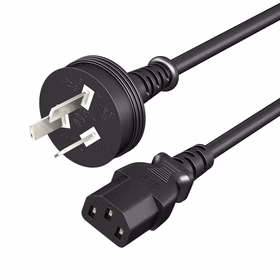 广昌兴（G.C.X）服务器电源线 10a直头三插转c13品字尾三孔 3*1.5平方 3米 无氧铜 国标3C认证 PDU连接主机线