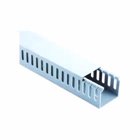 德力西电气 25X25配线槽 银灰色 正料  每根2米；PXC2525SGZD