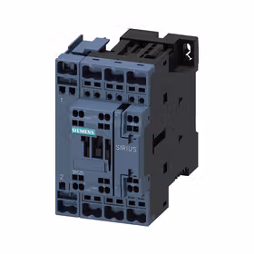 西门子 功率接触器,25A,11kW, 2NO+2NC 72VDC,换极4极,尺寸S0笼卡式连接1NO+1NC,集成牵引接触器,集成的可变电阻；3RT25262XJ400LA2