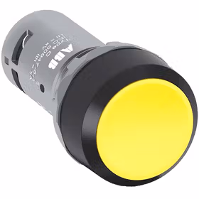 ABB CP1平头复位型按钮（不带灯型）,黄色；CP1-10Y-10