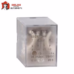 德力西电气 小型继电器；CDZ9-54PL (带灯)DC12V