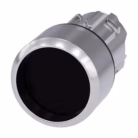 西门子 按钮,22mm,金属,高光,黑色,正面固定环,高键控式；3SU10500CB100AA0