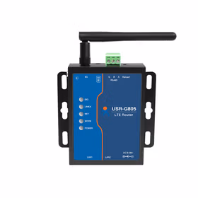 有人物联网高性价比4G工业路由器体积小巧双网口不带串口免插卡全网通USR-G805C