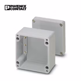 菲尼克斯 接线盒,标识材料:玻璃钢,松鼠灰RAL7000,75mmx160mmx56mm,锁紧类型:拧接式盖板；E PE A 75X160X56