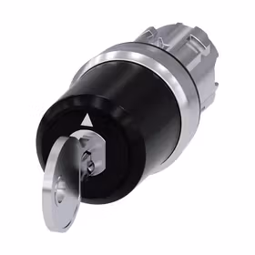 西门子 CES钥匙开关,22mm,金属,高光,锁闭编号SSG10,附带2把钥匙,3个开关位置,左侧定位销定位,右侧键控式,拔出钥匙O+I；3SU10505BN510AA0