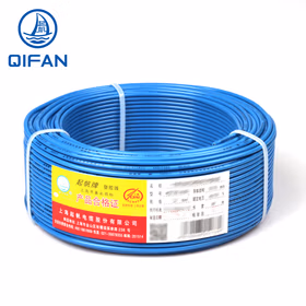 起帆电线电缆 BV1.5平方 国标家装进户铜芯电线 蓝色 100米 无氧铜芯 耐磨损 家装进户