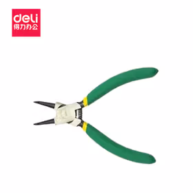 得力 德式内弯卡簧钳铬钒钢   13寸；DL21223