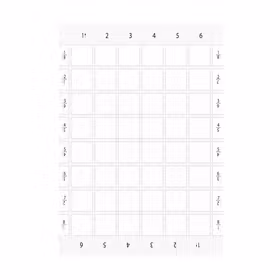 西门子 标记牌用于印刷和粘贴标牌支座上,标牌尺寸27x27mm,白色,无标记,用于自标记,10弧A4,480个标签；3SU19000BL610AA0