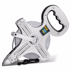 得力 架式钢卷尺铁壳   100mx12.5mm；DL91100