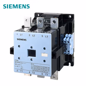 西门子 接触器AC50/60HZ24V 400A 200kW 辅助开关：1个常开触点+1个常闭触点,规格12螺纹连接；3TS56110XC2