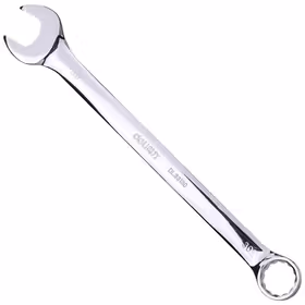 得力 镜面两用扳手铬钒钢   30mm；DL33130