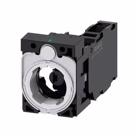 西门子 用于3个模块的支架,塑料,1NO+1NC,LED模块,绿色,AC/DC6-24V,螺栓型端子连接；3SU15011AG401FA0