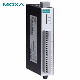 Moxa 性能指标：8DI开关量输入以及8DIO可配置的开关量(最多可以配置为8DO),同时支持Modbus TCP和Ethernet IP；ioLogik E1212