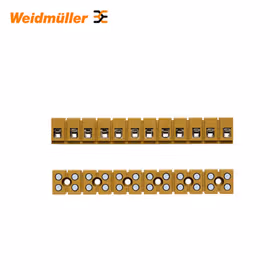 魏德米勒 多回路端子条,单/多回路端子条,额定横截面:2.5mm,螺钉联接,直接安装；MK 3/3/E