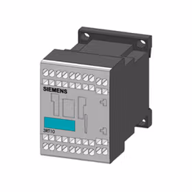 西门子 功率接触器,9A,4kW, 2NO+2NC 24VAC,50/60Hz4极,尺寸S00弹簧型端子；3RT25162AB00