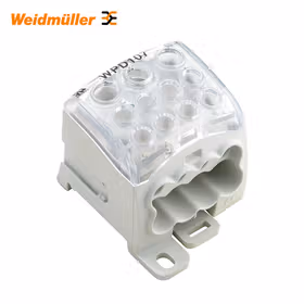 魏德米勒 W系列,接线板,额定横截面:螺钉联接,TS35；WPD 107 1X95/2X35+8X25 GY