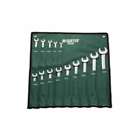 世达 14件全抛光梅花开口两用扳手组套8~24mm；09026