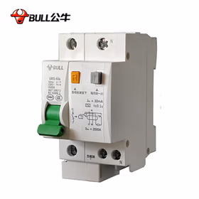 公牛(BULL) C型漏电保护断路器；LBE5-63a/32A-1PN