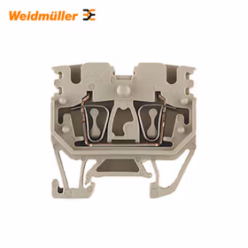 魏德米勒 Z系列,直通型接线端子,额定横截面:2.5mm,弹片联接,蓝色；ZDUB 2.5-2/4AN/15 BL