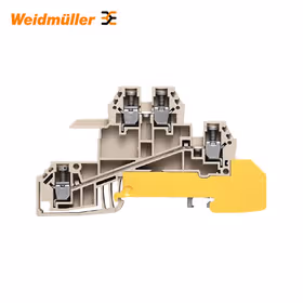 魏德米勒 W系列,N导轨分线端子,额定横截面:2.5mm,螺钉联接；WDL 2.5/S/L/L/PE