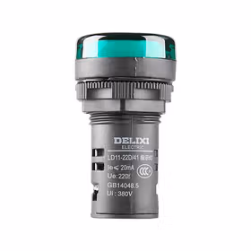 德力西电气 指示灯；LD11-22D AC 220V 绿