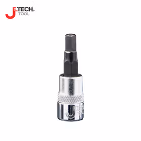 捷科(jetech) 6.3mm(1/4")系列38mm六角旋具套筒H3；SK1/4-HX3