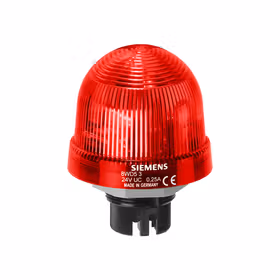 西门子 一体化信号灯,闪光,带内置闪光电子设备,红色,24VDC,直径为70mm；8WD53200CB