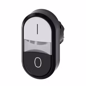 西门子 双按钮,22mm,塑料,白色:I,黑色：O,按钮,扁平；3SU10003AB610AK0