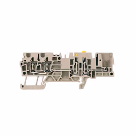 魏德米勒 Z系列,电流测试端子,额定横截面:2.5mm,弹片联接,深褐；ZTTR 2.5