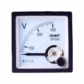 正泰 模拟指示仪表；99T666-V 450V 直通