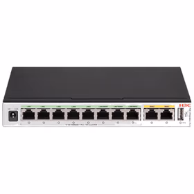 新华三（H3C）企业级8口POE路由网关AC一体机 ER3208G3-P-E 千兆带宽 多WAN口 带机量250 功率110W