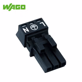 万可(WAGO) 插座,不带护线盒,3极；890-203