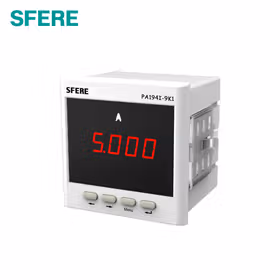 斯菲尔(SFERE) 单相数显电流表 96型交流；PA194I-9K1 AC1A,DC4-20mA