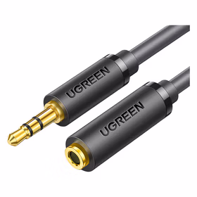 绿联UGREEN 3.5mm公对母立体音频延长线 10782 1米/根