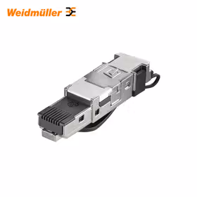 魏德米勒 RJ45 插头,无需工具；IE-PS-RJ45-FH-BK