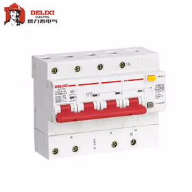 德力西电气 大电流漏电断路器；DZ47LE-125 4P LI(C) 125A 300MA