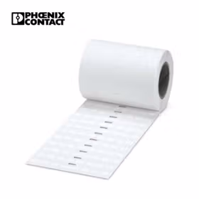 菲尼克斯 标识,盘卷,白色,未标记,背胶固定,标识区域大小:10x7mm；EML (10X7)R