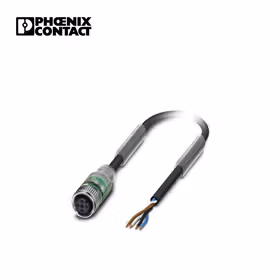 菲尼克斯 传感器/执行器电缆；SAC-4P- 5,0-PVC/M12FS-2L