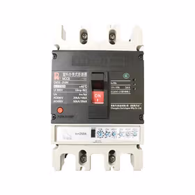 常熟开关 电子式塑壳断路器 分断能力50kA 3P 100-250A；CM3E-250M/3300 100-250A 板前接线