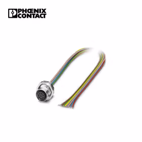菲尼克斯 传感器/执行器孔式插座；SACC-DSI-M12FS-8CON-PG9/0,5 VA