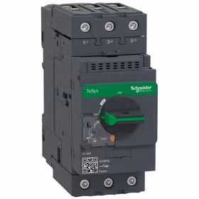 施耐德电气 TeSys 热磁式电动机断路器,旋钮控制,整定电流37-50A,最大分断能力Icu 50kA；GV3P50