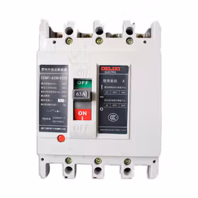 德力西电气 塑料外壳式断路器；CDM1-63L/4200 63A