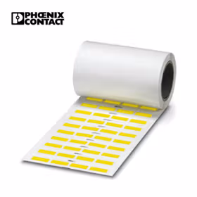 菲尼克斯 标识,盘卷,黄色,未标记,背胶固定,标识区域大小:20x7mm；EML (20X7)R YE