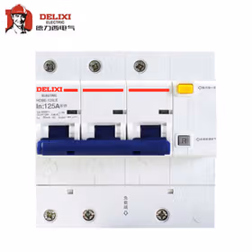 德力西电气 HDBE-125LE大电流漏电断路器；HDBE-125LE 3P C型 125A