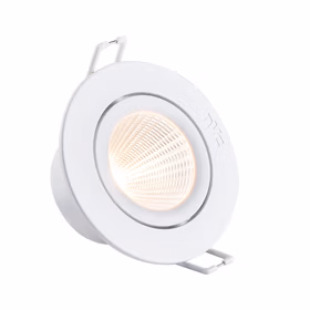 雷士照明（NVC）LED防眩COB射灯嵌入式小山丘商业天花筒灯无主灯 5W 正白光 开孔75mm