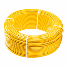 三木电缆-RV单芯软电线；RV-450/750V-1X4-黄色；100米/卷