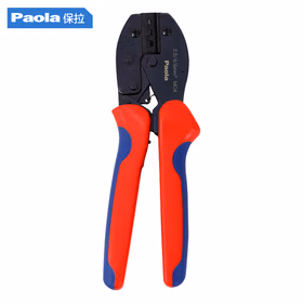 保拉(Paola) 太阳能/光伏MC4压接钳2.5-6mm 棘轮式接线端子压线钳 电工钳子工具8776