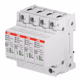 ABB 电涌保护器；OVR T1-T2 4L 12.5-275s P  QS